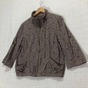 Girls (not Womens) Lace Jacket - Brown